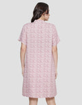 St. Yves Wavy Light Midi Dress Wanita