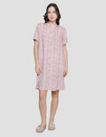 St. Yves Wavy Light Midi Dress Wanita