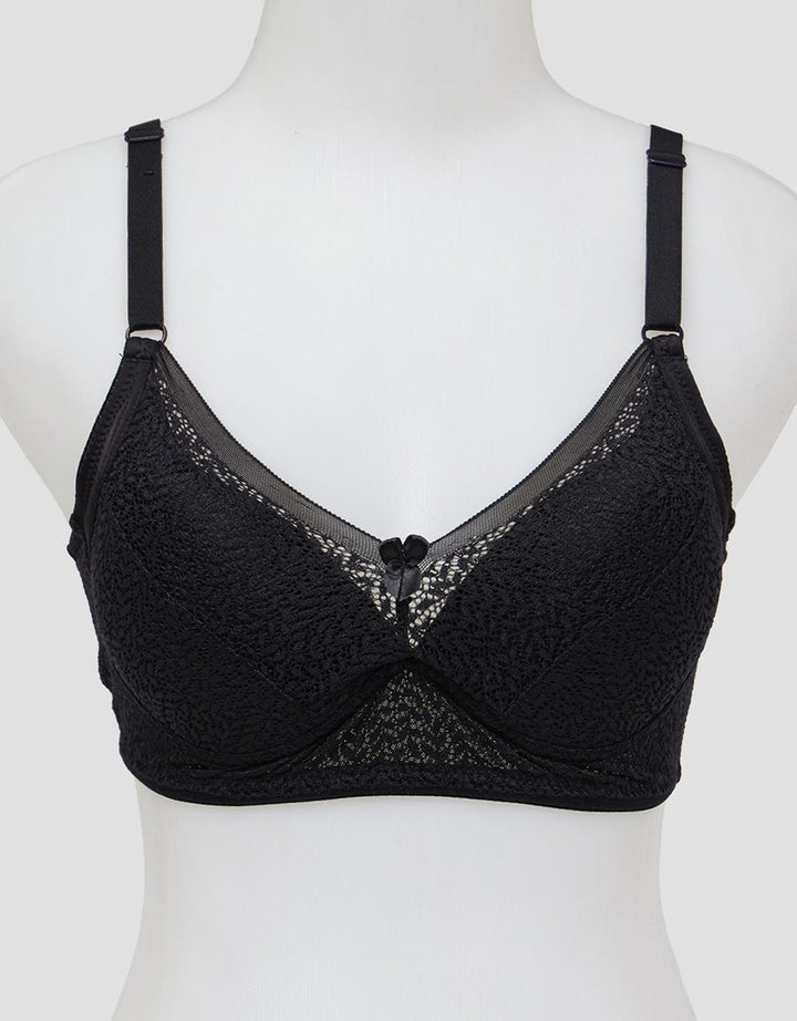 St. Yves Non Push Up Regular Women's Non Wire Lace Bra