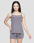St. Yves Lace V Top Boxer Lingerie Wanita