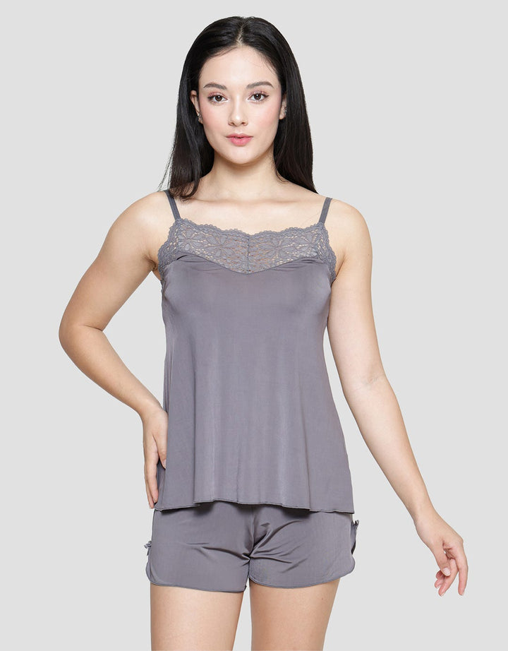 St. Yves Lace V Top Boxer Lingerie Wanita