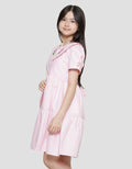 Sweet Miss Flower Embro With Bag Love Midi Dress Anak Perempuan