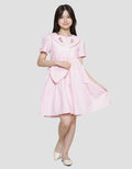 Sweet Miss Flower Embro With Bag Love Midi Dress Anak Perempuan