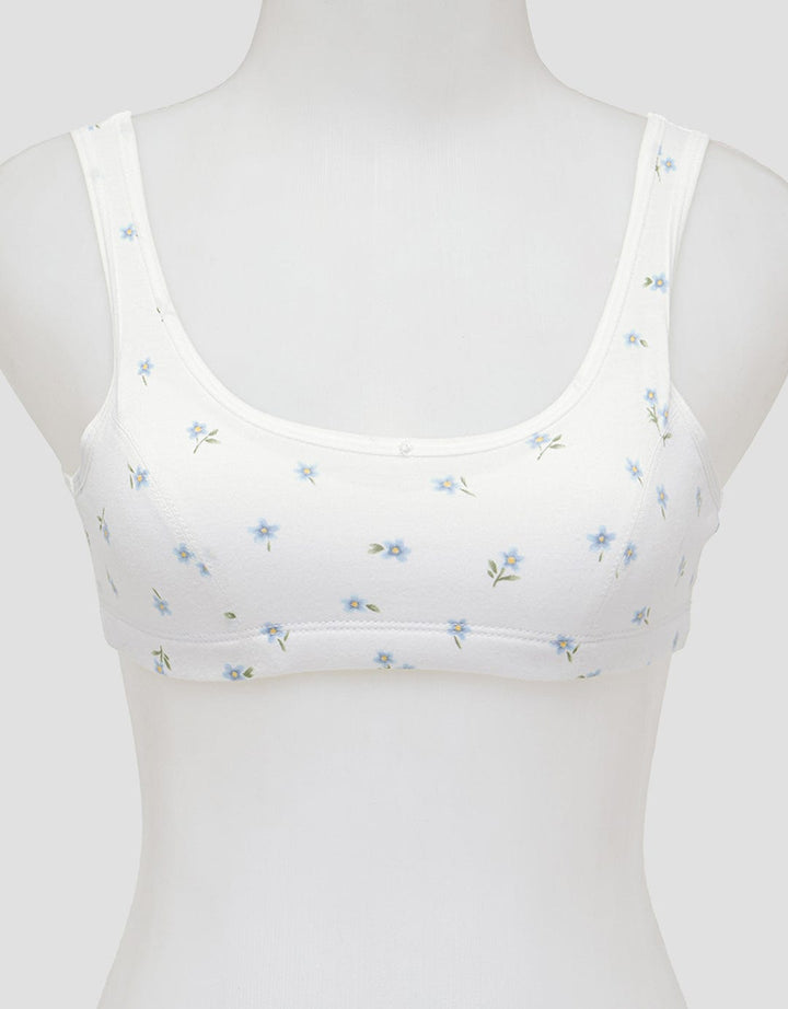 Nevada Non Push Up Regular Bra Miniset Step Little Flower Women