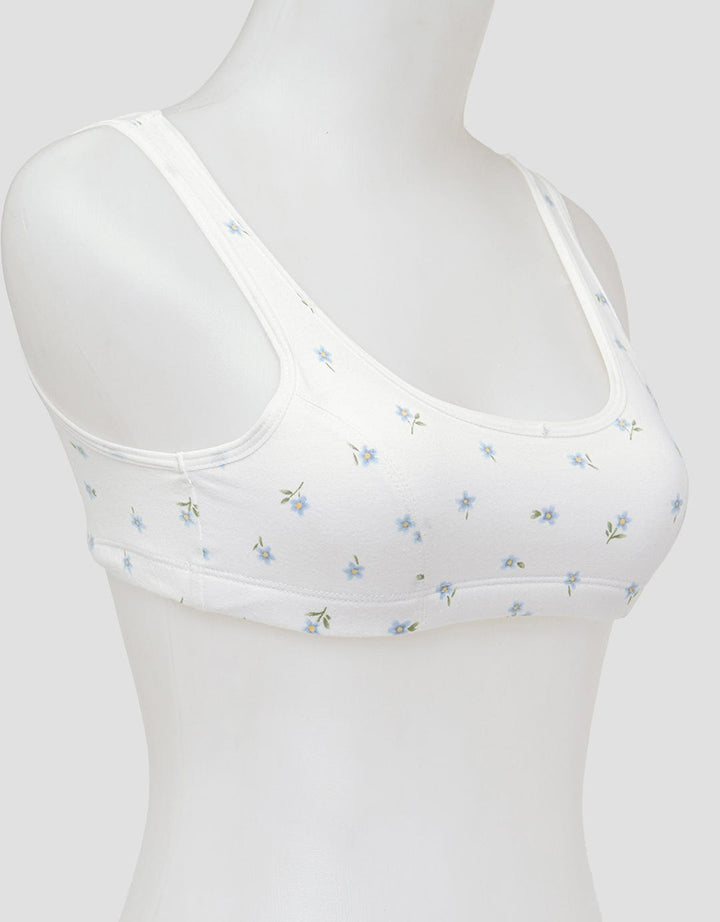 Nevada Non Push Up Regular Bra Miniset Step Little Flower Women