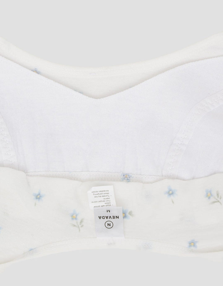 Nevada Non Push Up Regular Bra Miniset Step Little Flower Women