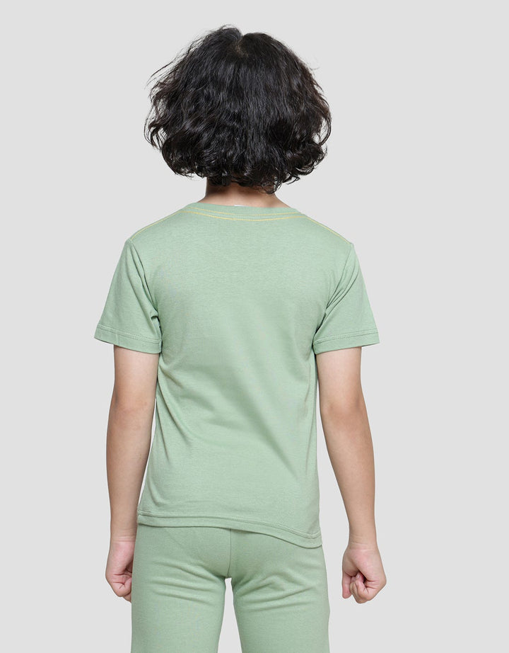 Little M Trex Animal Baju Setelan Anak Laki-laki