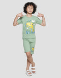 Little M Trex Animal Baju Setelan Anak Laki-laki