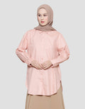 Annisa Kemeja Lengan Panjang Basic Plain Wanita With Baloon Sleeve