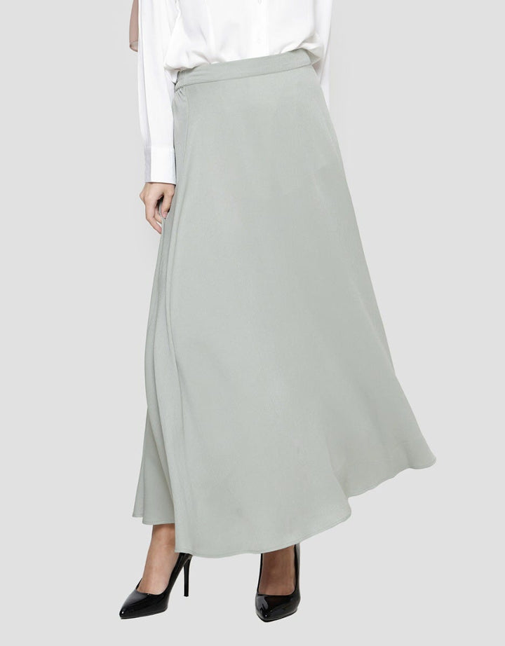 Annisa Kemeja Lengan Panjang Textured Basic With Belt Wanita