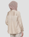 Annisa Tencel With Gathers Kemeja Lengan Panjang Wanita