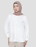 Annisa Tencel With Gathers Kemeja Lengan Panjang Wanita