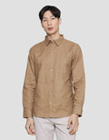 Details Solid Oxford Robby Fit Men's Long Sleeve Shirt