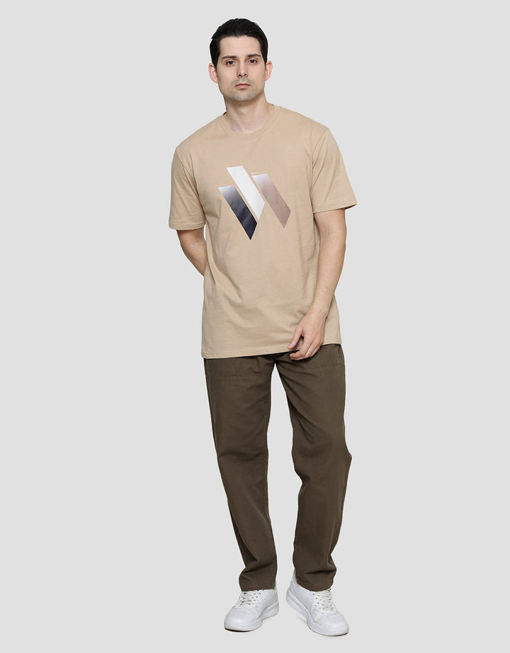 Cole Boss Brown 3 Color Men's Short Sleeve T-Shirt