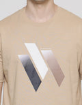 Cole Boss Brown 3 Color Kaos Lengan Pendek Pria