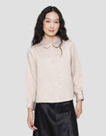Connexion Crinckle Ruffle Women's Shirt