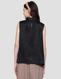 Connexion Tie Neck Saten Blouse Wanita