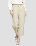 Connexion Button Wide Celana Panjang Wanita