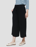 Connexion Linen Blend With Pocket Celana Kulot 7/8 Wanita
