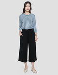 Connexion Linen Blend With Pocket Celana Kulot 7/8 Wanita