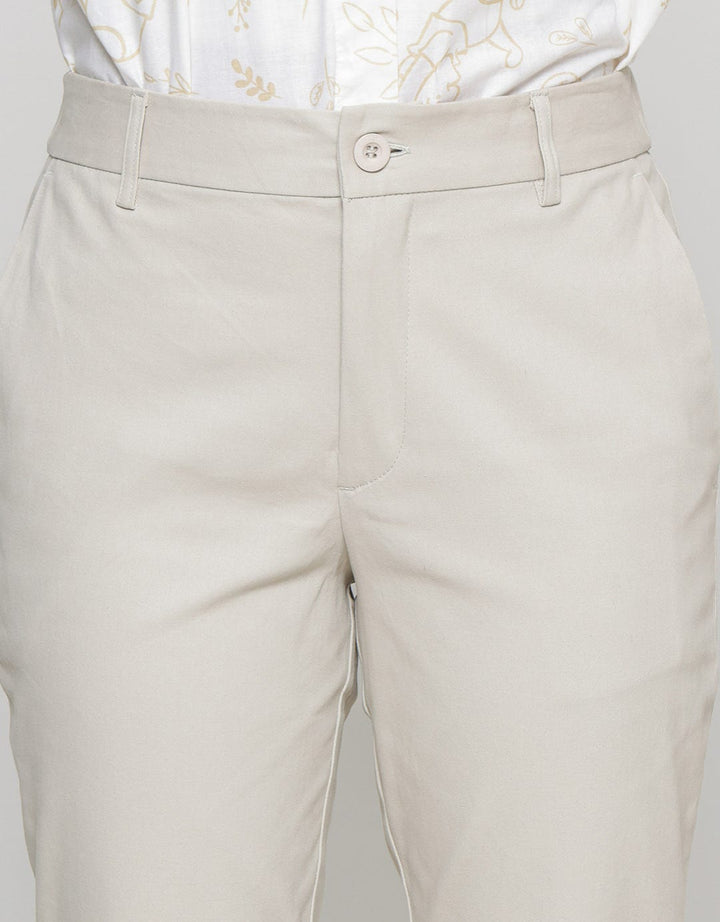 Connexion Twill Stretch Back Elastic Hidden  Celana Chinos Panjang Wanita