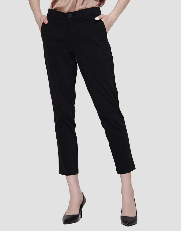 Connexion Twill Stretch Back Elastic Hidden  Celana Chinos Panjang Wanita
