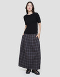 Connexion Flat Knit Kaos Lengan Pendek Wanita
