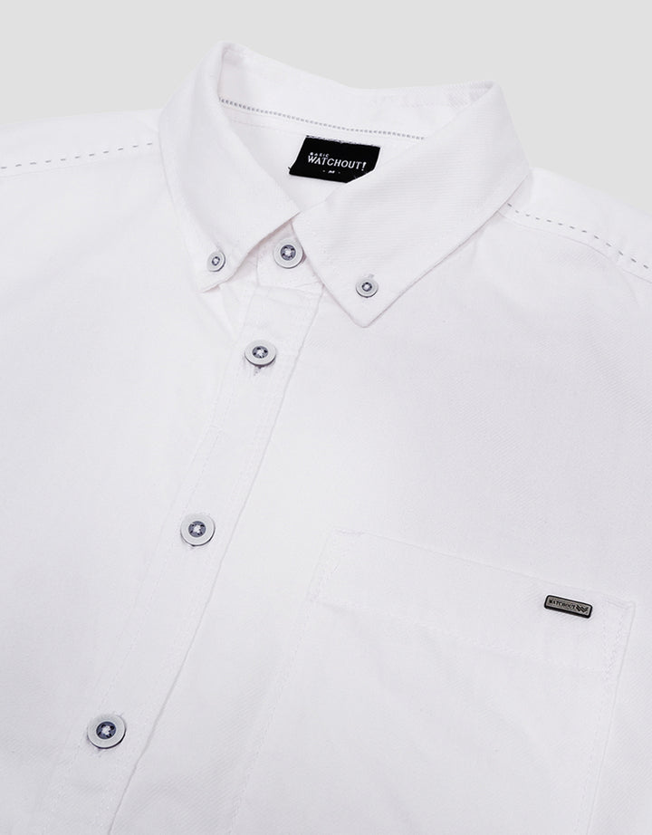 Watchout Casual WS900170002 Oxford Aberdeen Kemeja Pria