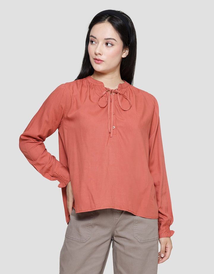 Triset Ladies Asymmetrical Blouse for Women