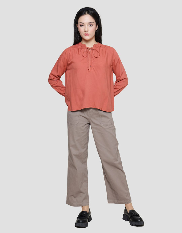 Triset Ladies Asymmetrical Blouse for Women