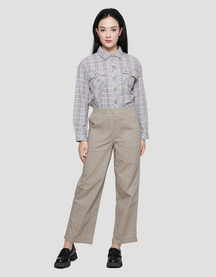 Triset Casual Basic Straight Celana Panjang Wanita