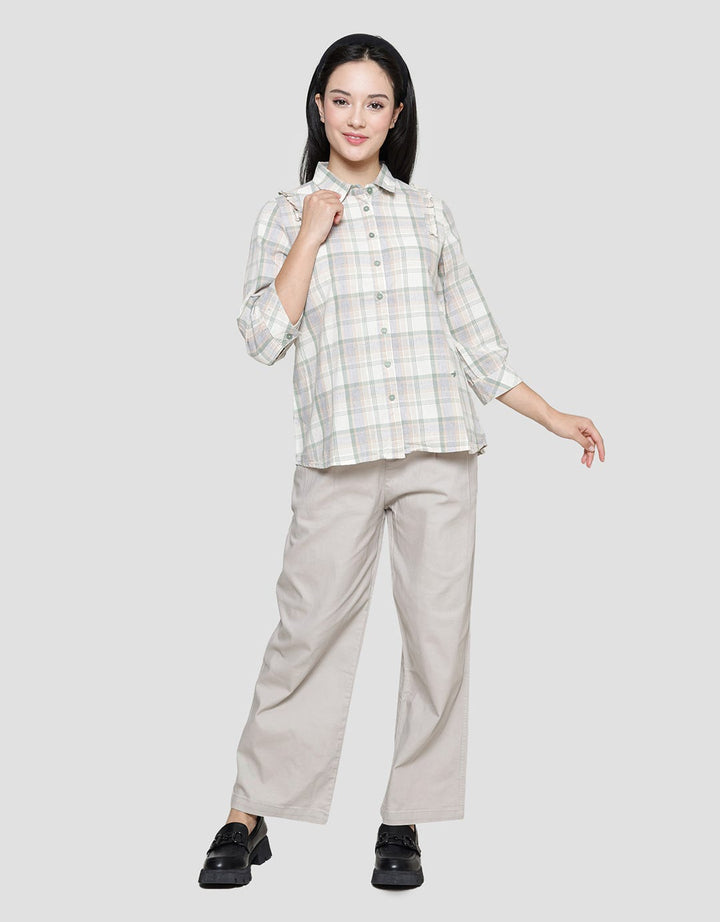 Triset Casual Checks Print Women's Shirt
