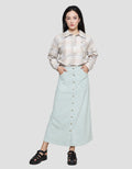 Triset Ladies Full Button Rok Wanita