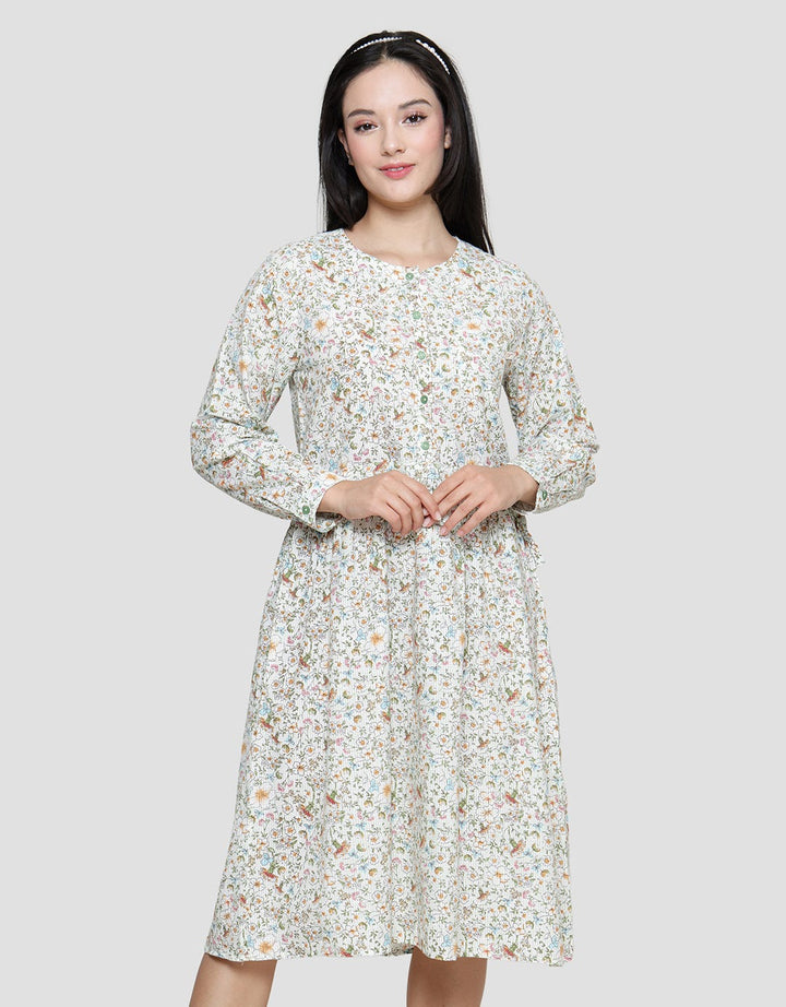 Triset Ladies Full Print Floral Dress for Women