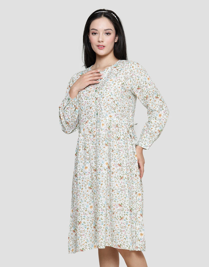 Triset Ladies Full Print Floral Dress for Women