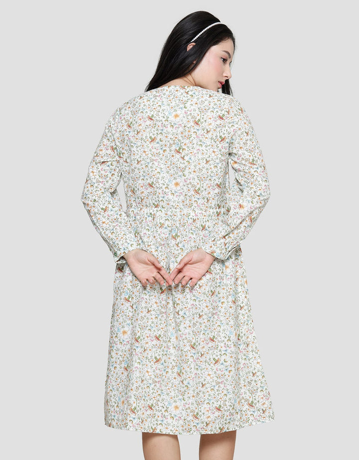 Triset Ladies Full Print Floral Dress for Women