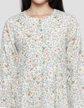 Triset Ladies Full Print Floral Dress Wanita