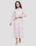 Triset Ladies Flowers Dress Wanita