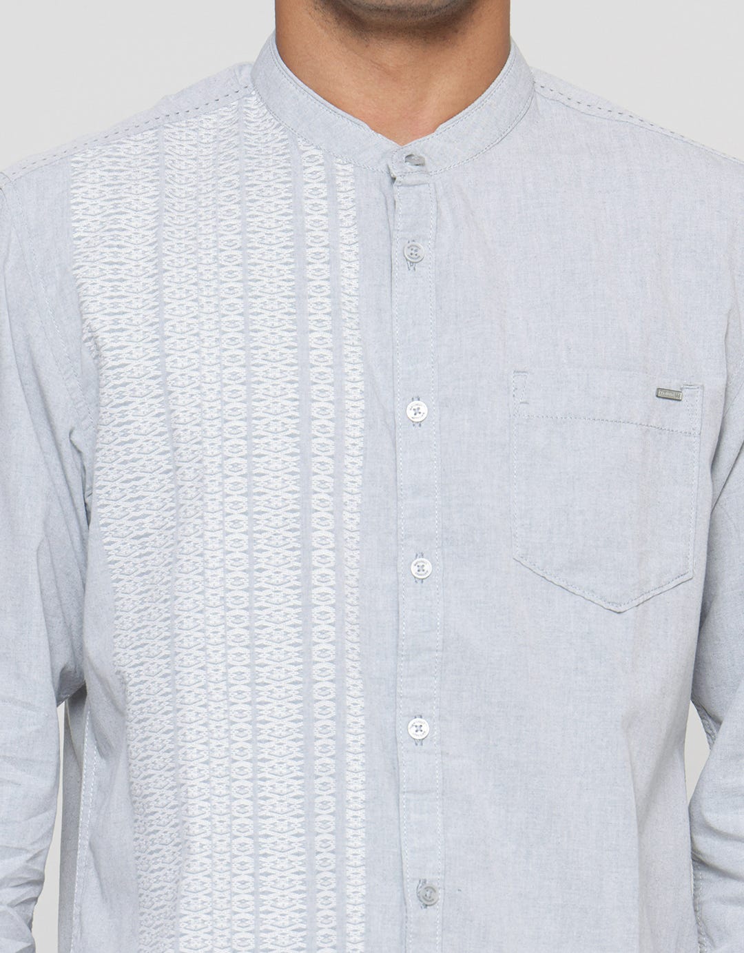 Watchout! Casual Koko Motif Long Sleeve Men