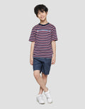 Nevada Yarndyed Pe Stripe Print Possible Kaos Anak Laki-Laki