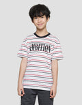 Nevada Yarndyed Pe Stripe Print Ambition Kaos Anak Laki-Laki