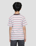 Nevada Yarndyed Pe Stripe Print Ambition Kaos Anak Laki-Laki