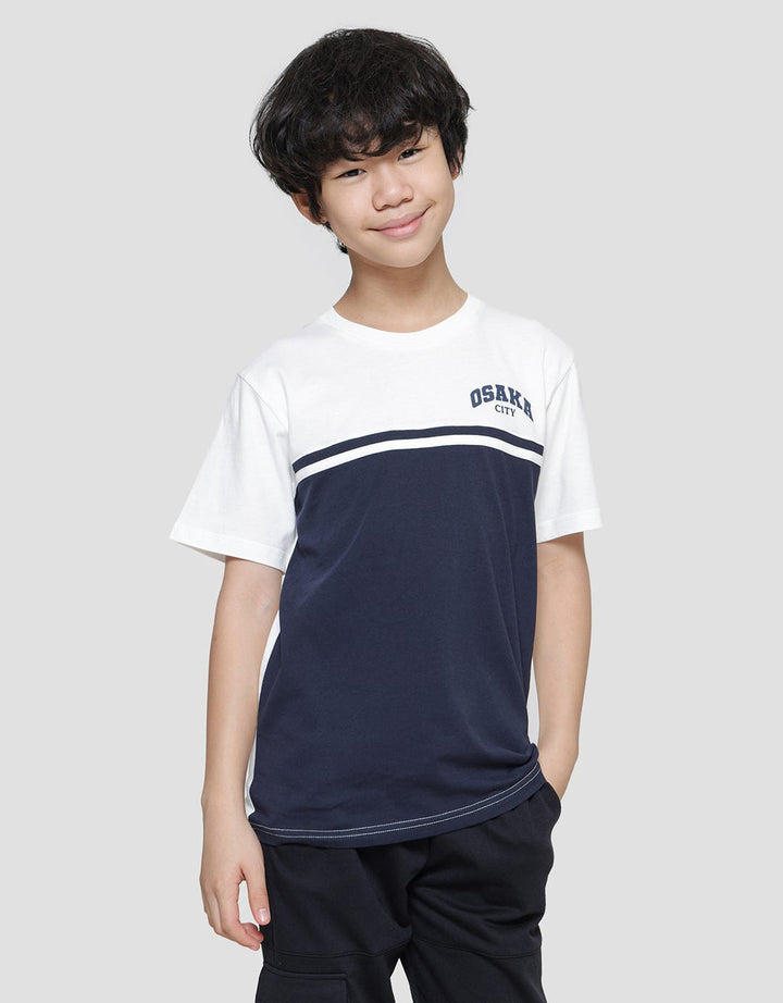 Nevada Cut & Sew Osaka City Kaos Lengan Pendek Anak Laki-Laki