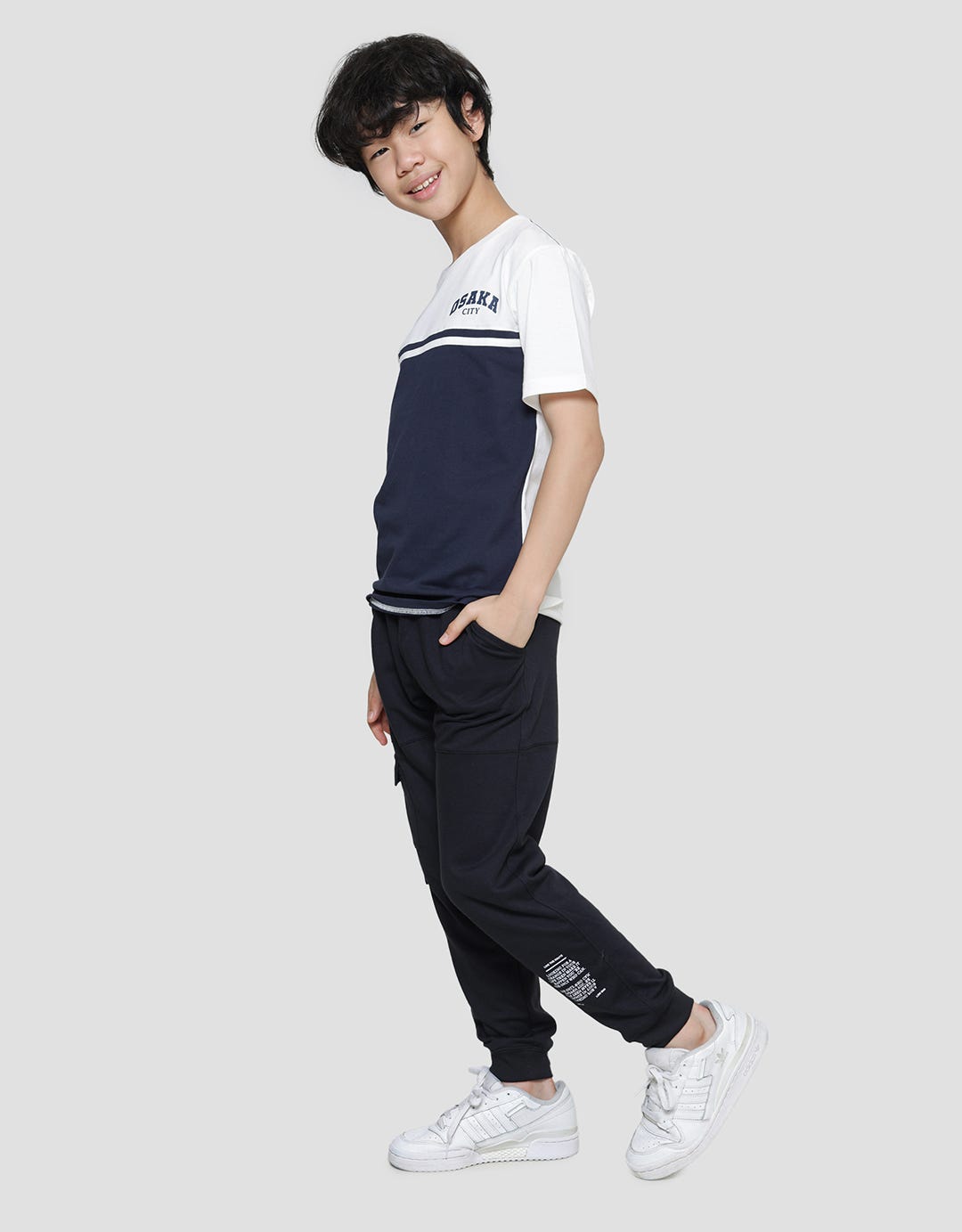 Nevada Cut & Sew Osaka City Kaos Lengan Pendek Anak Laki-Laki