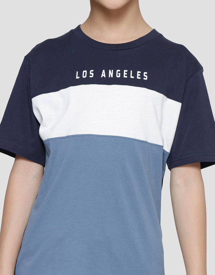 Nevada Cut N Sew Los Angeles Boys Short Sleeve T-Shirt