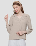 Connexion Shiring Collar With Eirflow Women's Long Sleeve Shirt