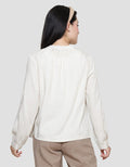 Connexion O Neck Embro Blouse Wanita