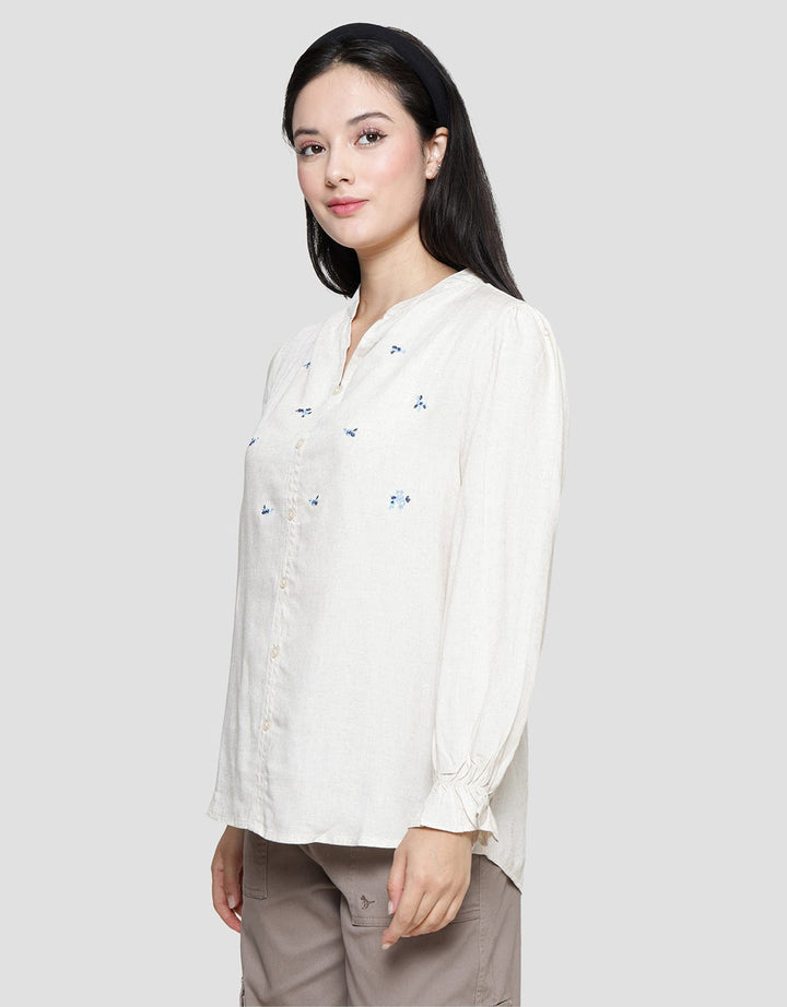 Connexion Down Embro Blouse Lengan Panjang Wanita
