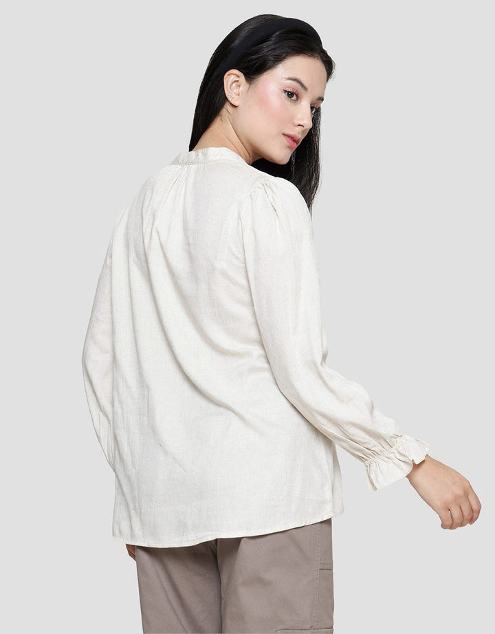 Connexion Down Embro Blouse Lengan Panjang Wanita