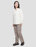 Connexion Down Embro Blouse Lengan Panjang Wanita